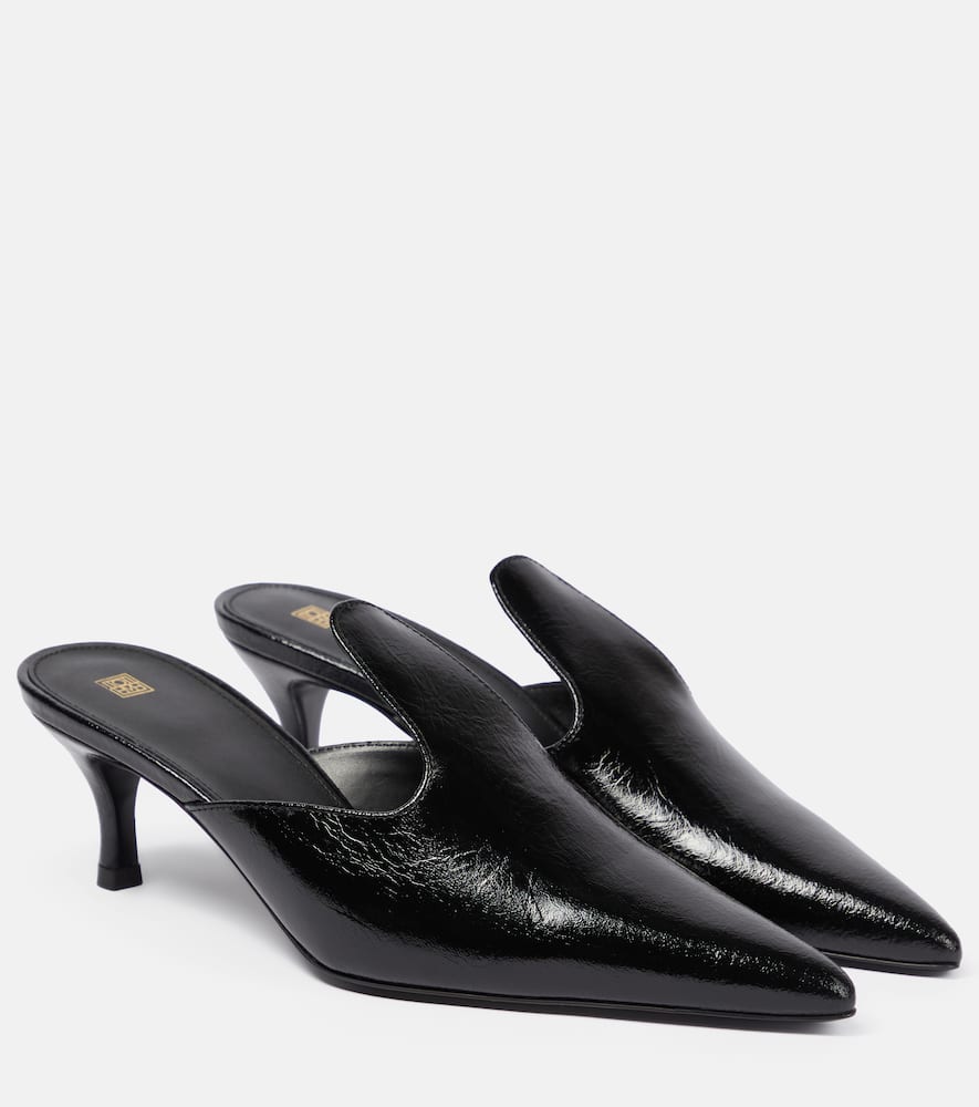 TOTÊME THE PENCIL LEATHER MULES