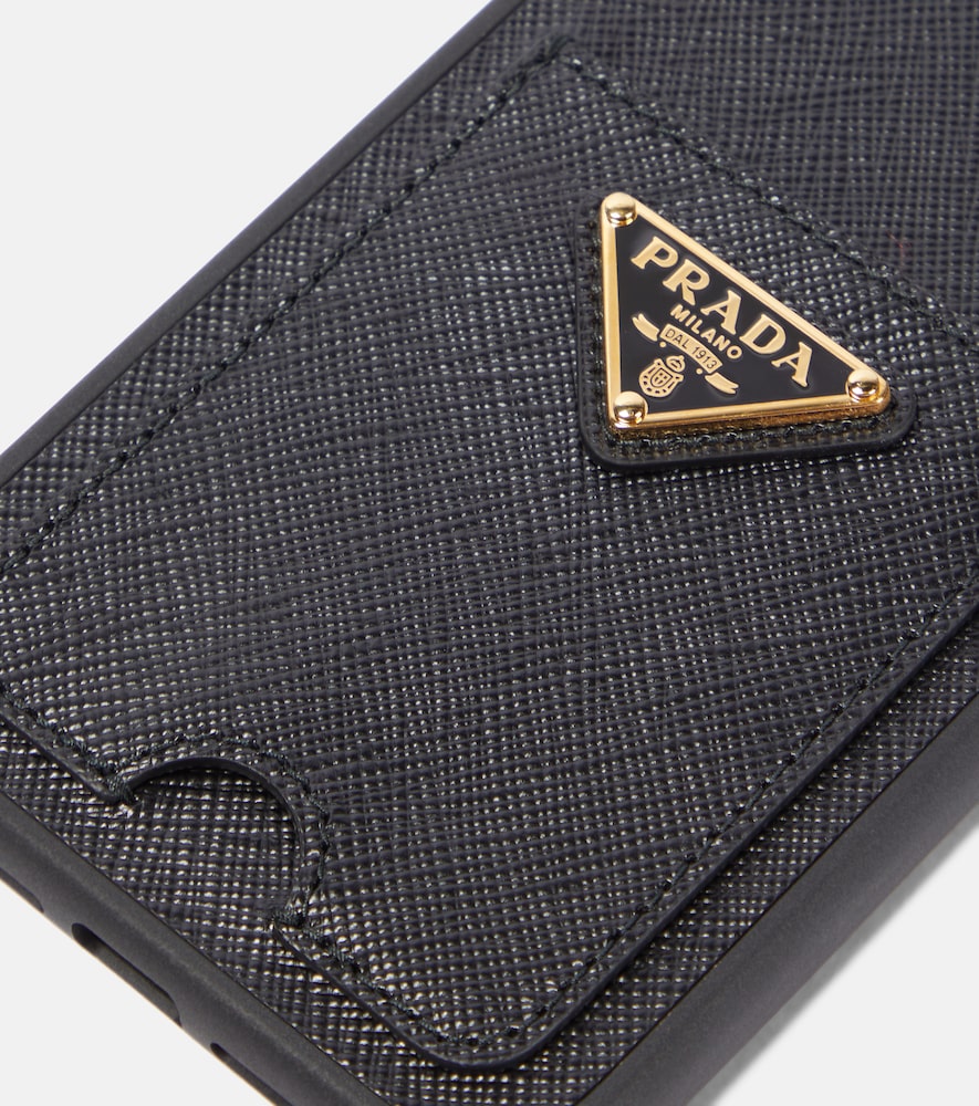  Prada Prada Iphone 14 Max Leather Case 
