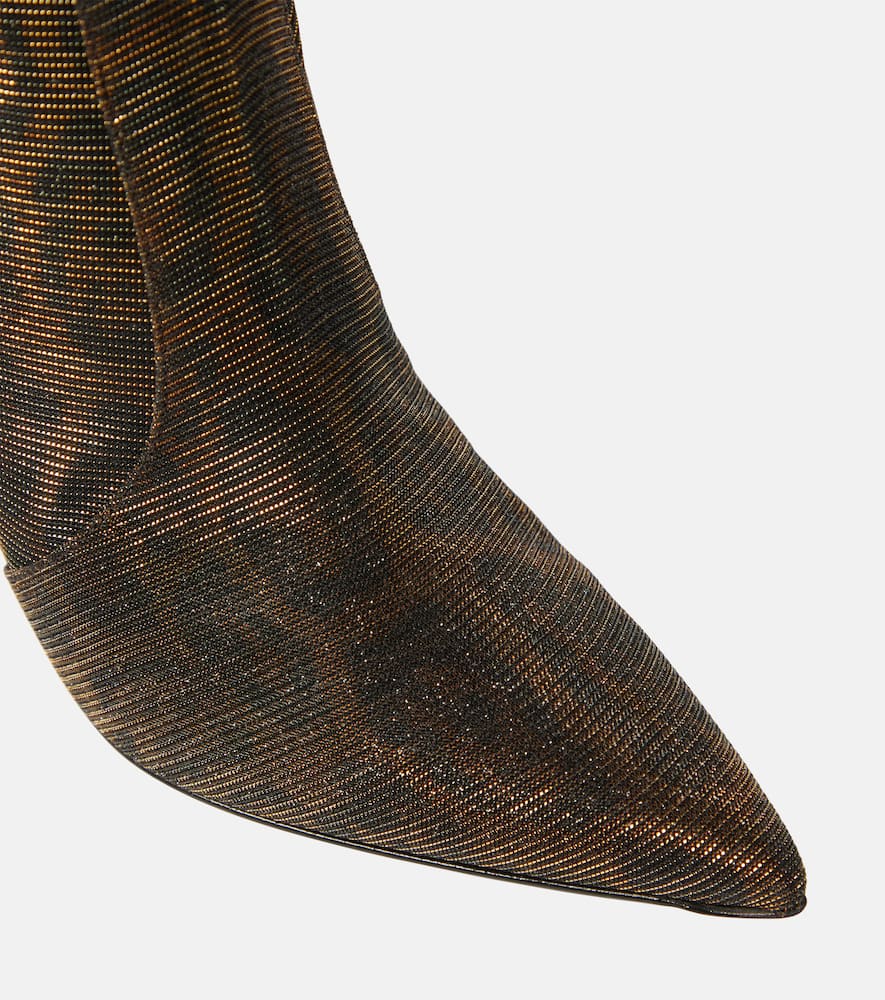 Gianvito Rossi Leopard-print Knee-high Boots In Multicoloured