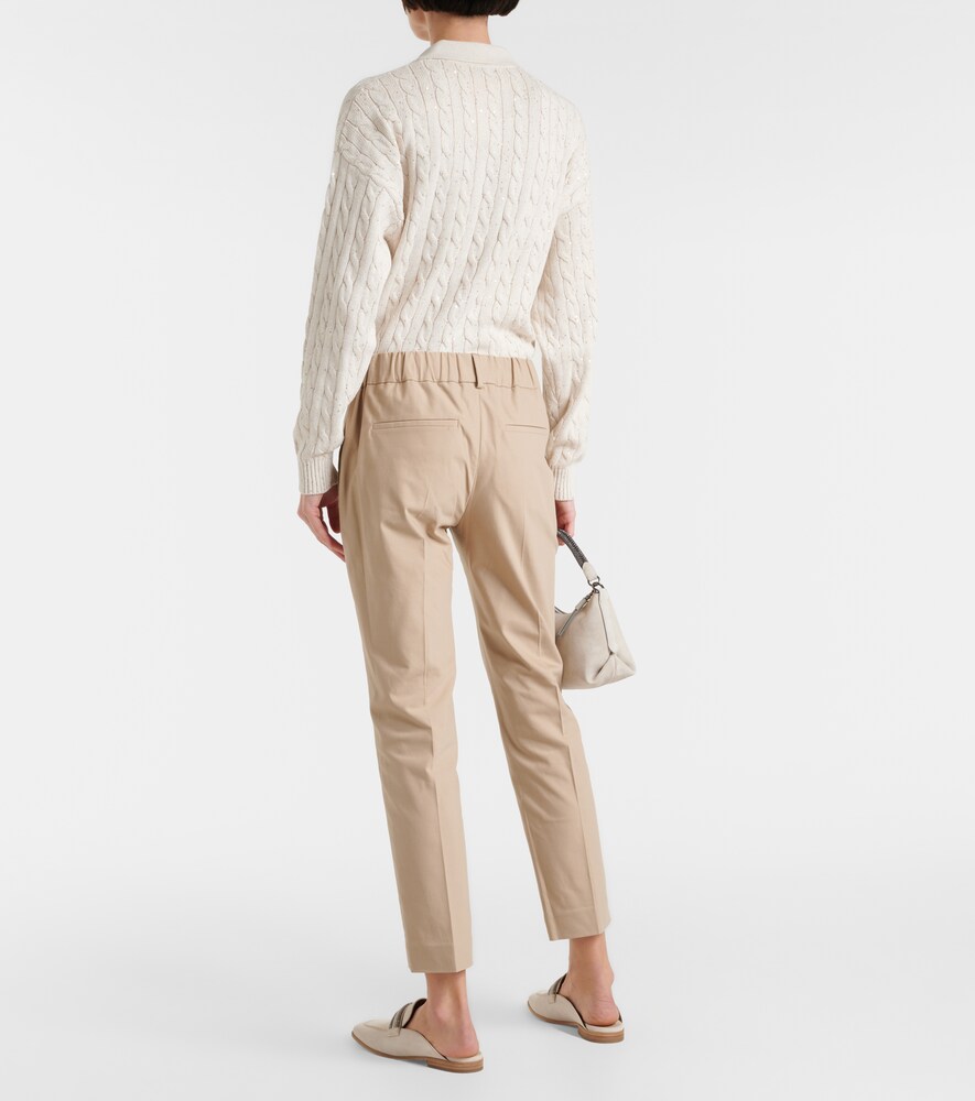  Brunello Cucinelli Brunello Cucinelli Chinohose Aus Twill 