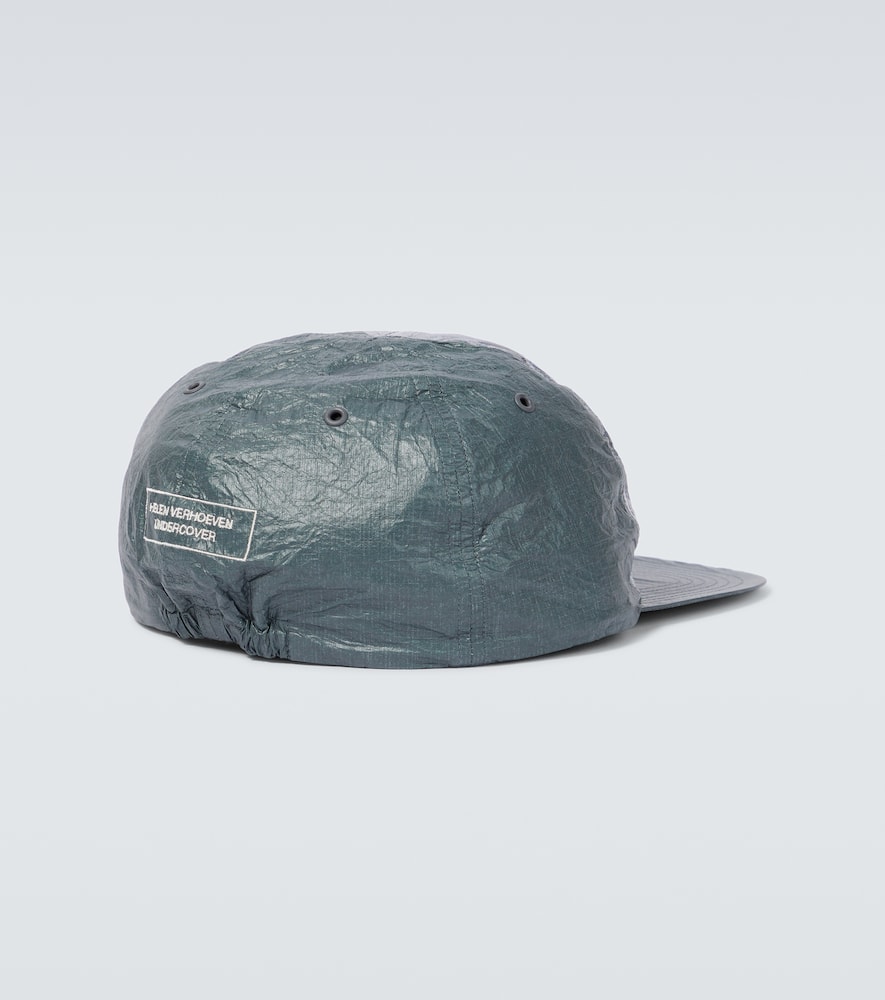 Shop Undercover X Kijima Takayuki Printed Tyvek Baseball Cap In Grey