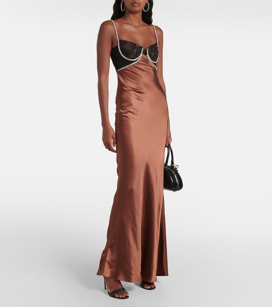  Self-portrait Self-portrait Verzierte Robe Aus Satin 