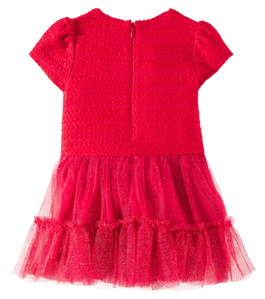  Patachou Patachou Baby Kleid Aus Tweed Und Tüll 