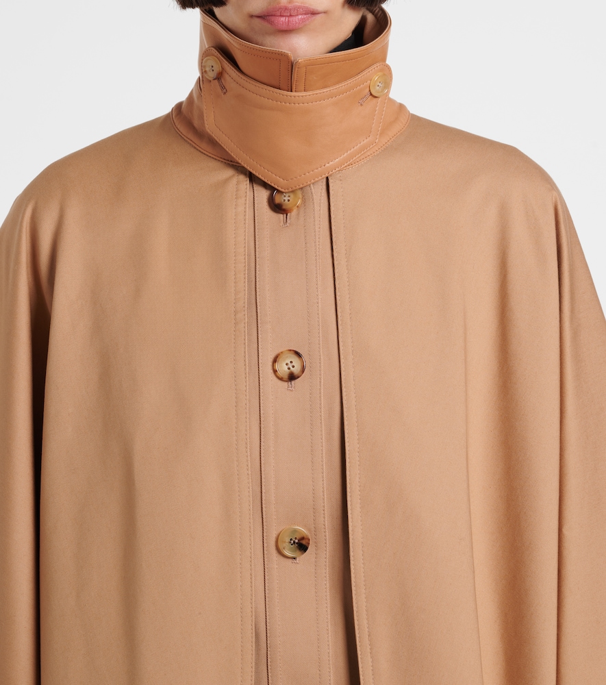 Chloe Chloe Cotton Gabardine Cape 