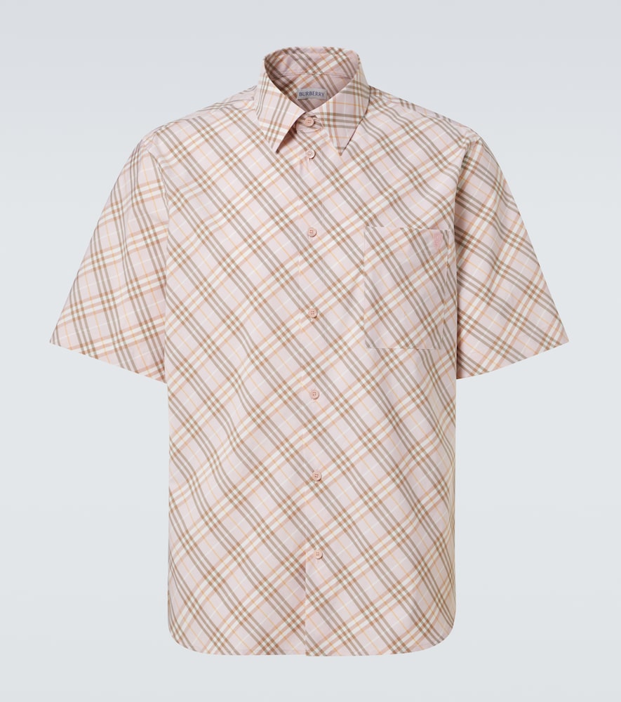 Burberry Burberry Burberry Check cotton bowling shirt　バーバリー バーバリーチェック コットン ボーリングシャツ