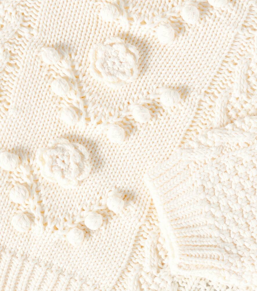 Louise Misha Baby Pullover Vinala Aus Baumwolle In Weiss