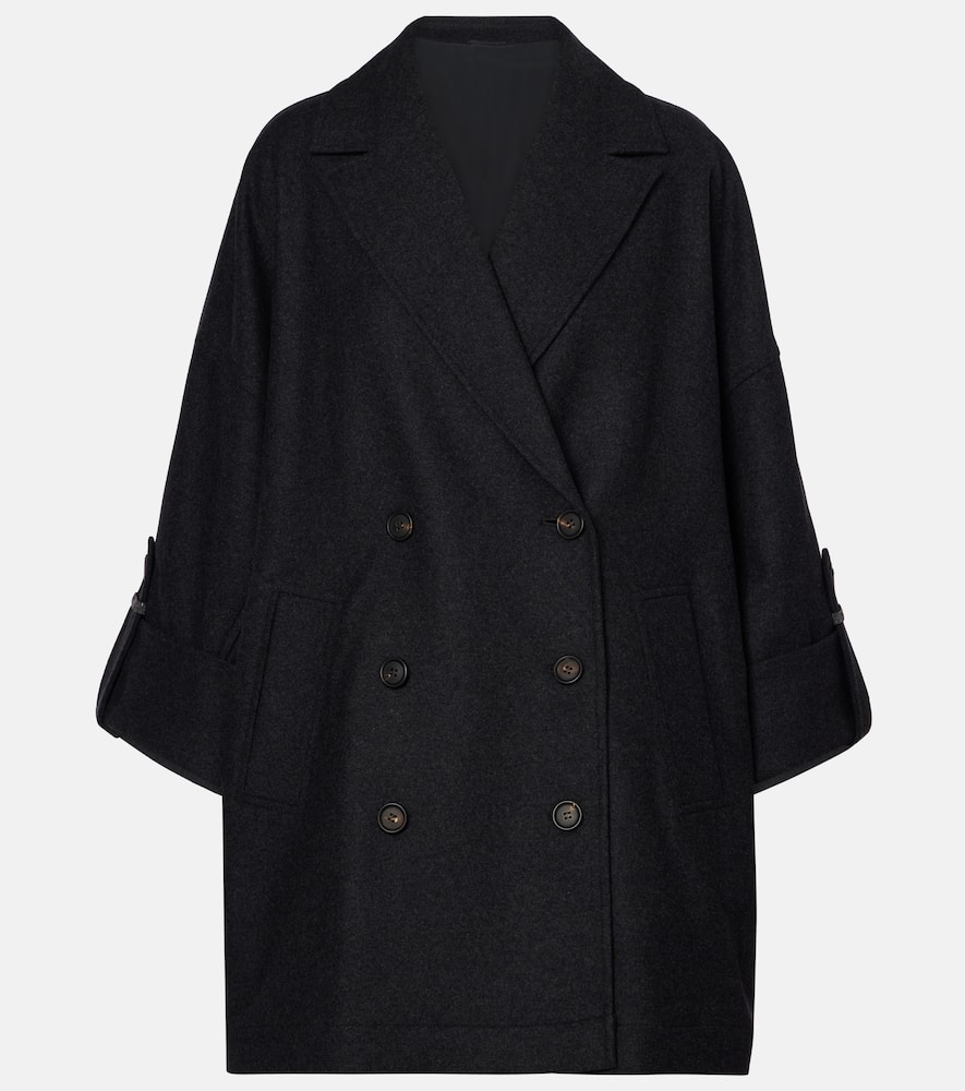 Oversized wool jacket
