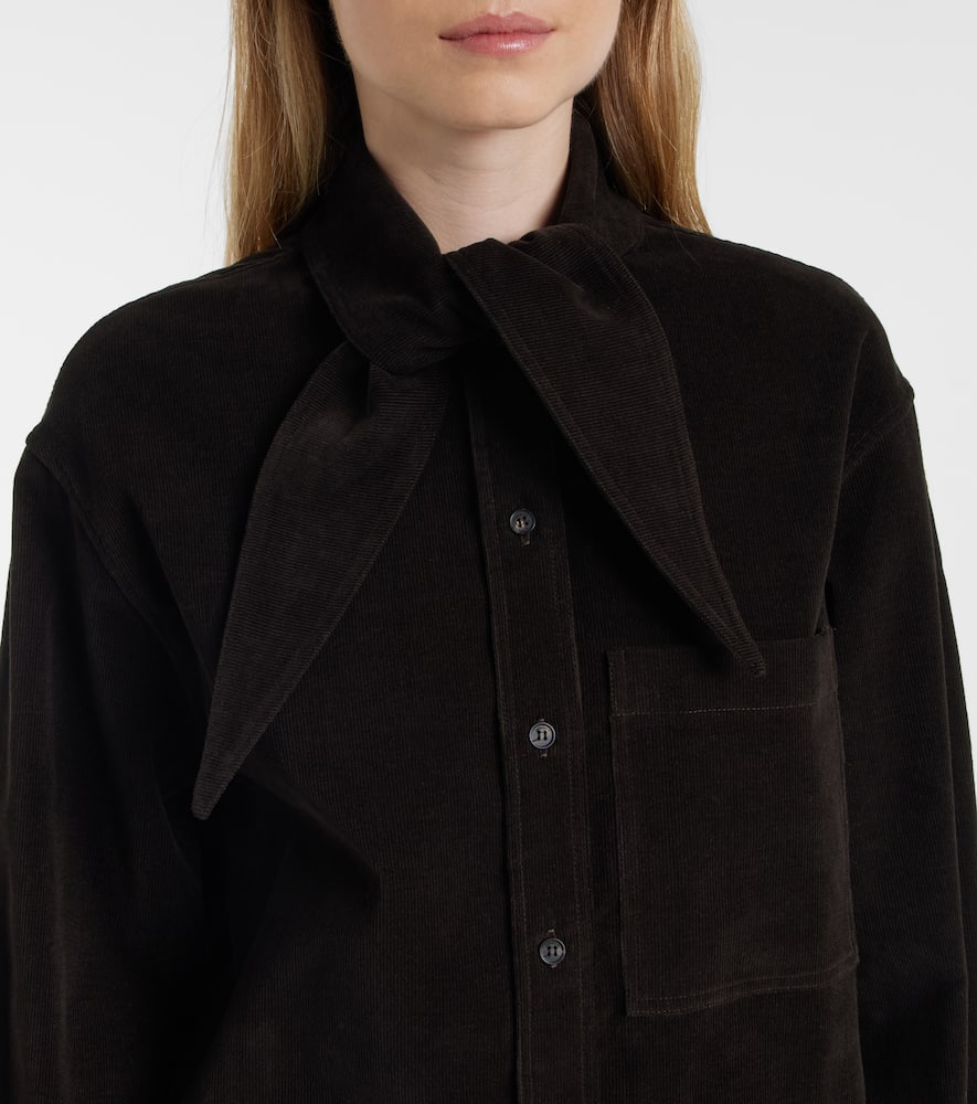 Ferragamo Camicetta 13g924785192 Darkexpresso In Black