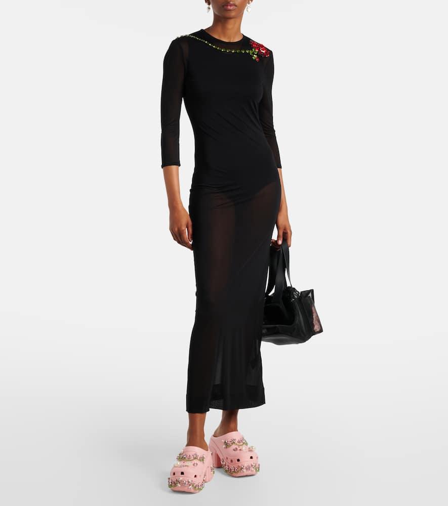 Simone Rocha X Crocs Siren Embellished Platform Clogs
