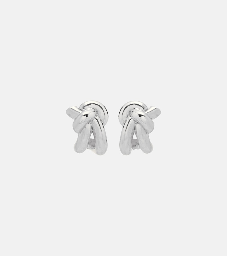 Bottega Veneta Knot sterling silver earrings