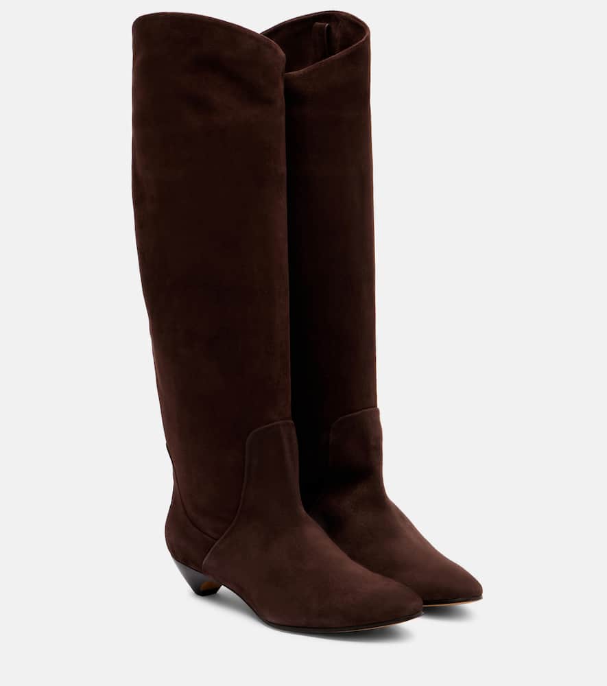 Le Monde Béryl Allegra suede knee-high boots