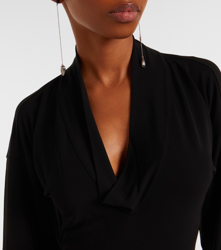  Lemaire Lemaire Draped Crãªpe Jersey Maxi Dress 