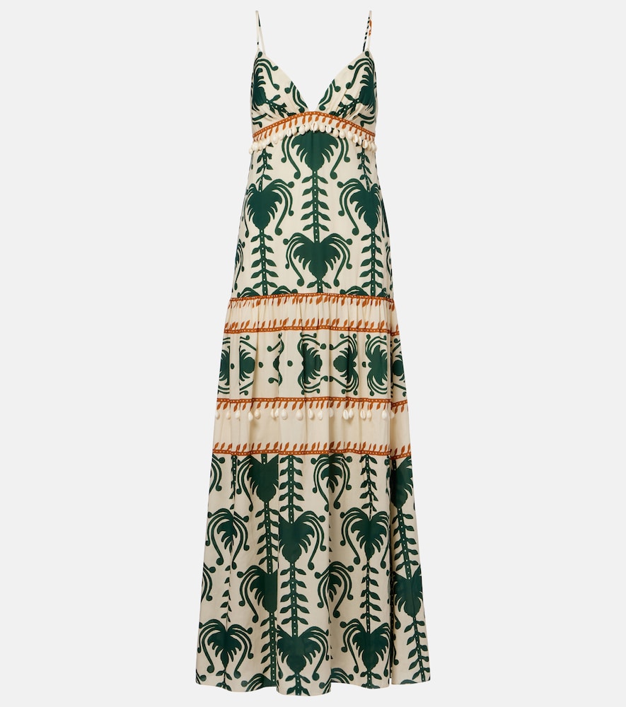 Printed Cotton Poplin Maxi Dress