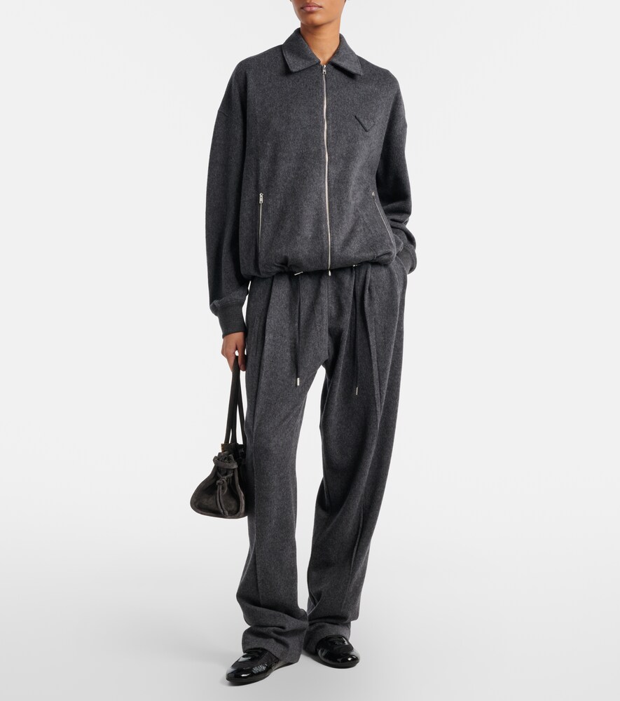 Prada Wool and cashmere tapered pants