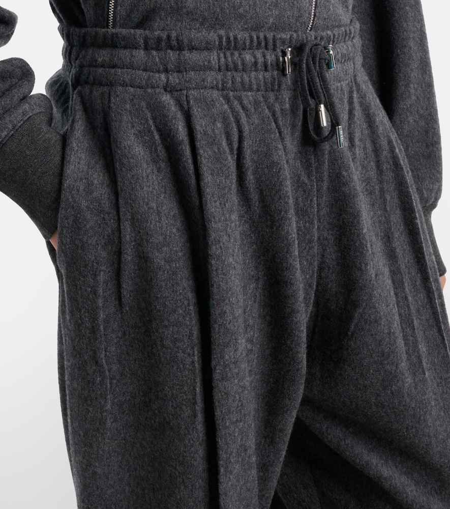  Prada Prada Wool And Cashmere Tapered Pants 
