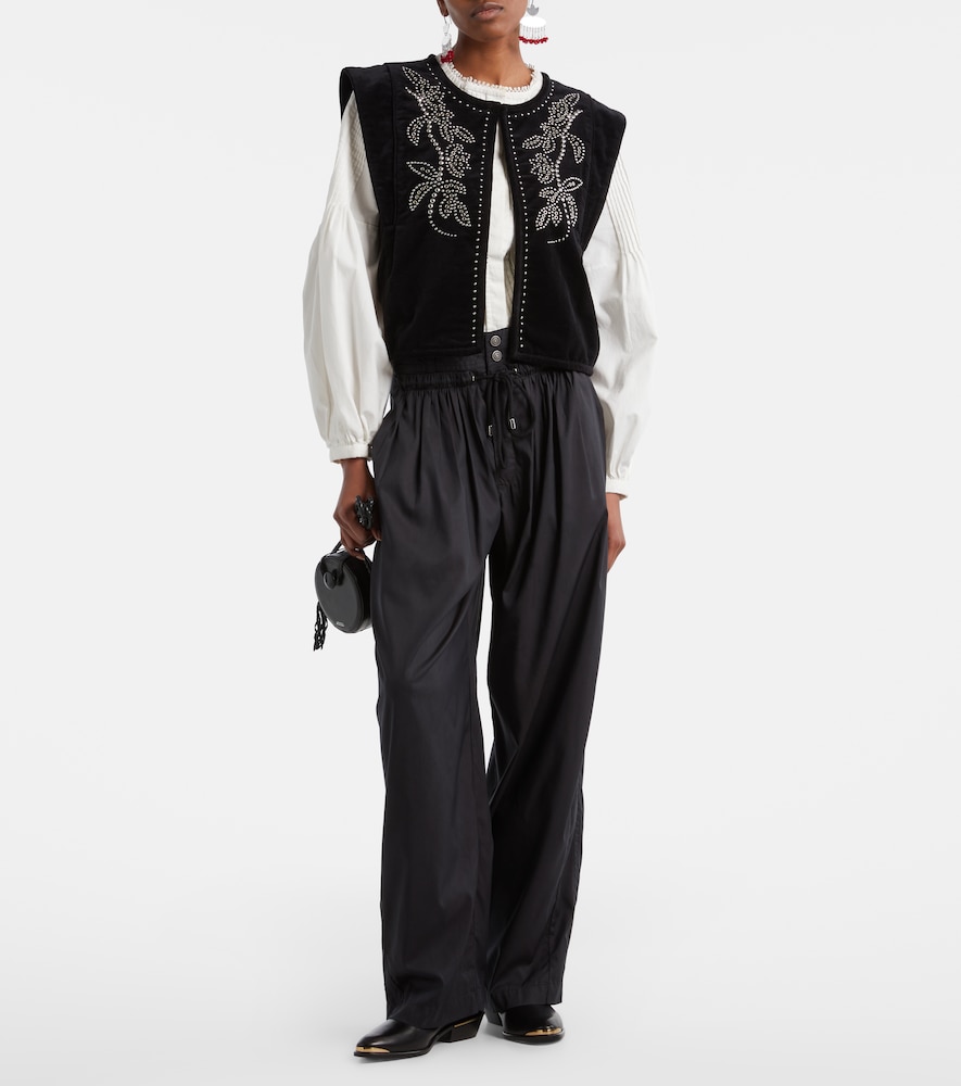 Isabel Marant Inaya high-rise wide-leg pants