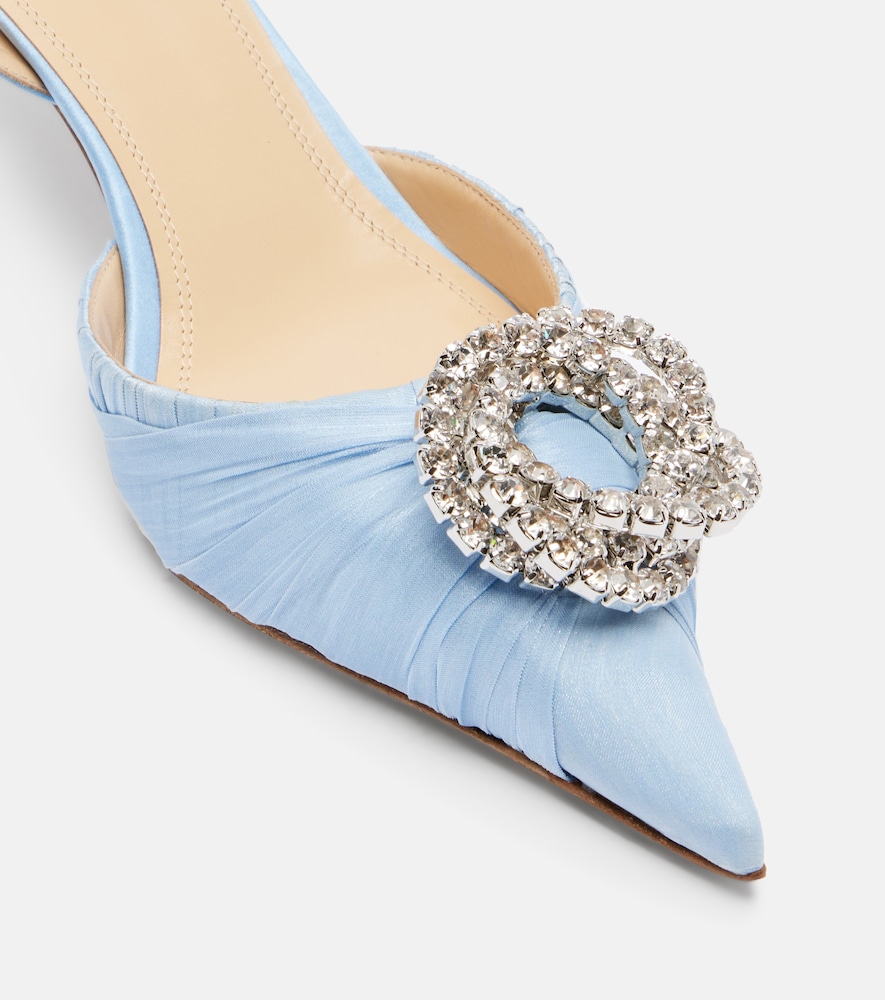  Mach & Mach Mach & Mach Galaxy Embellished Organza Slingback Pumps 