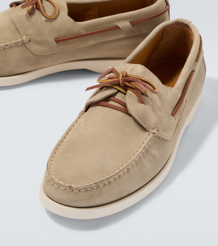  Kiton Kiton Segelschuhe Aus Veloursleder 