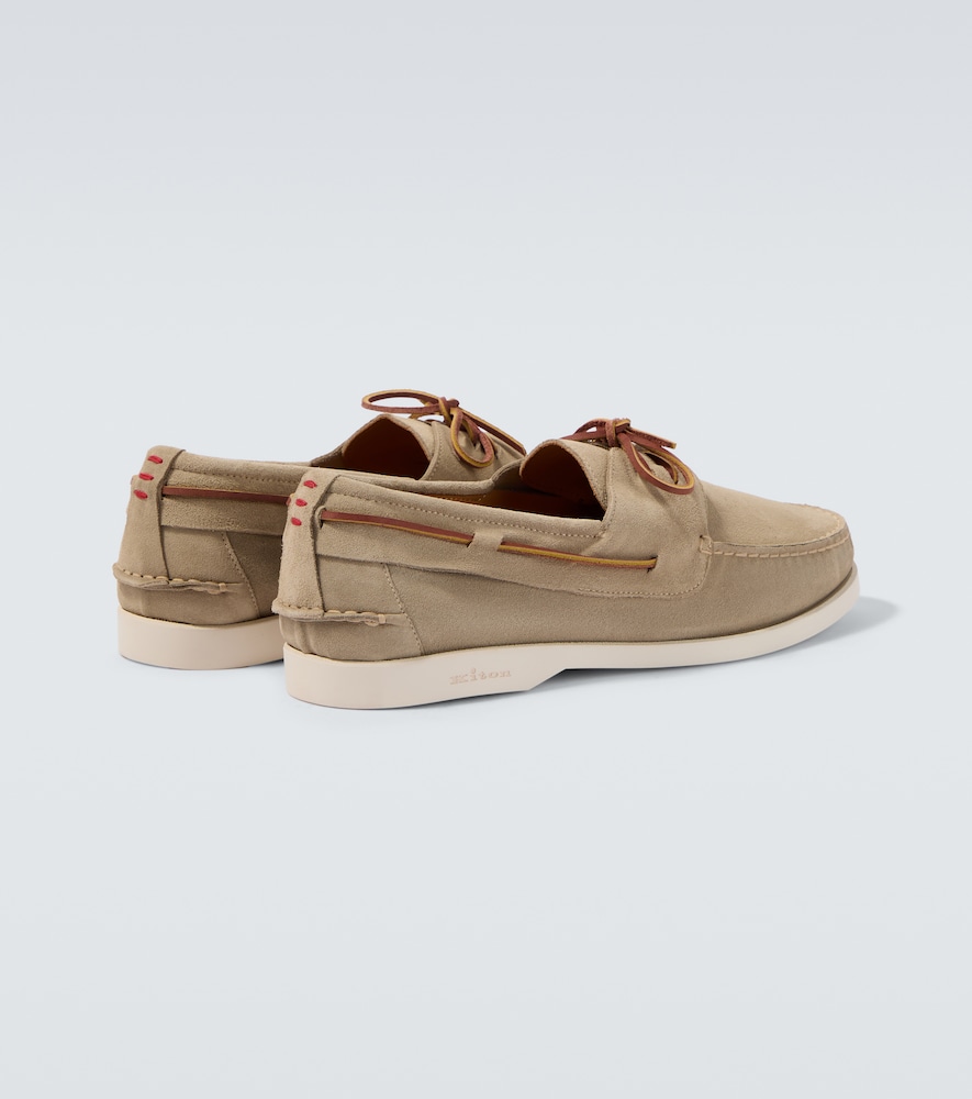  Kiton Kiton Segelschuhe Aus Veloursleder 