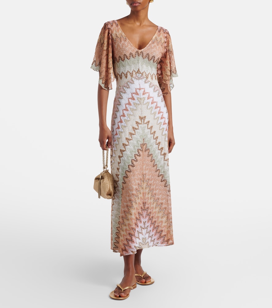 Missoni Lamé midi dress