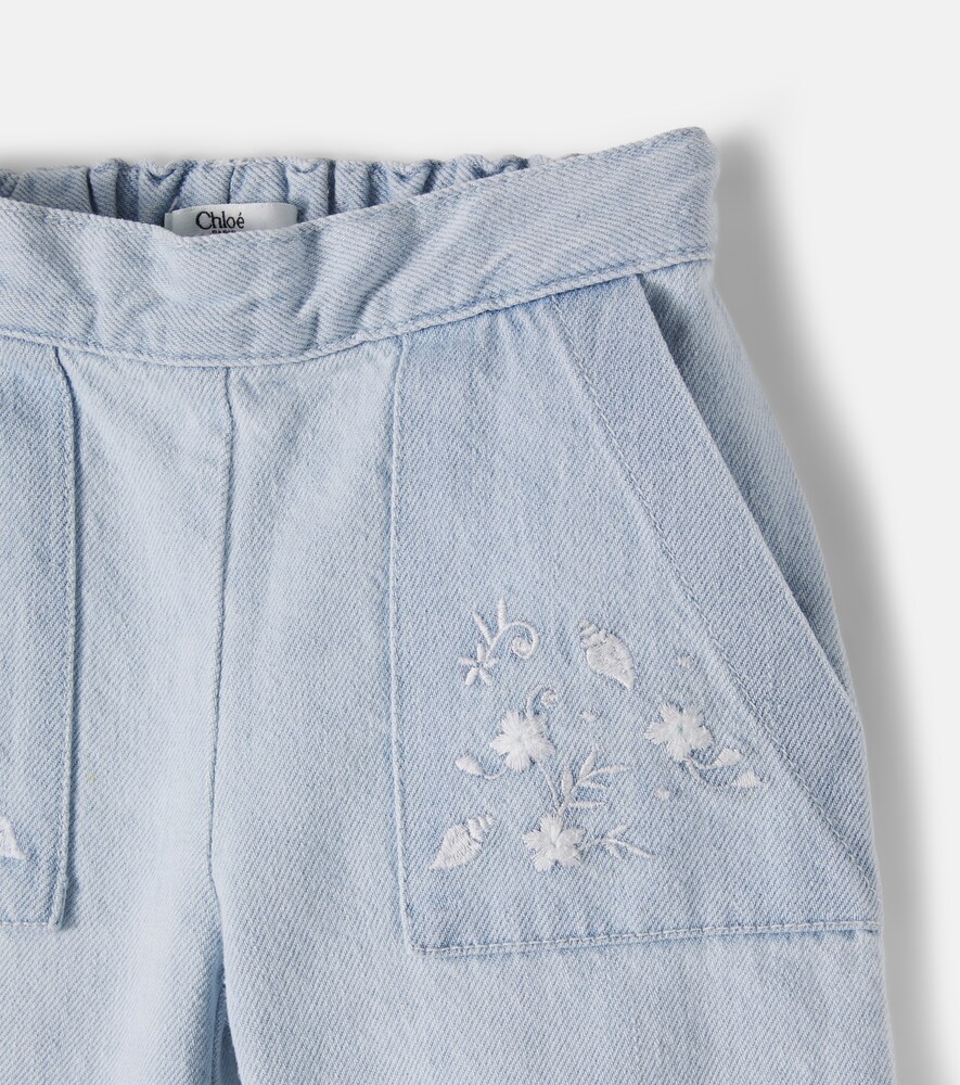  Chloe Kids Chloe Kids Baby Floral Jeans 