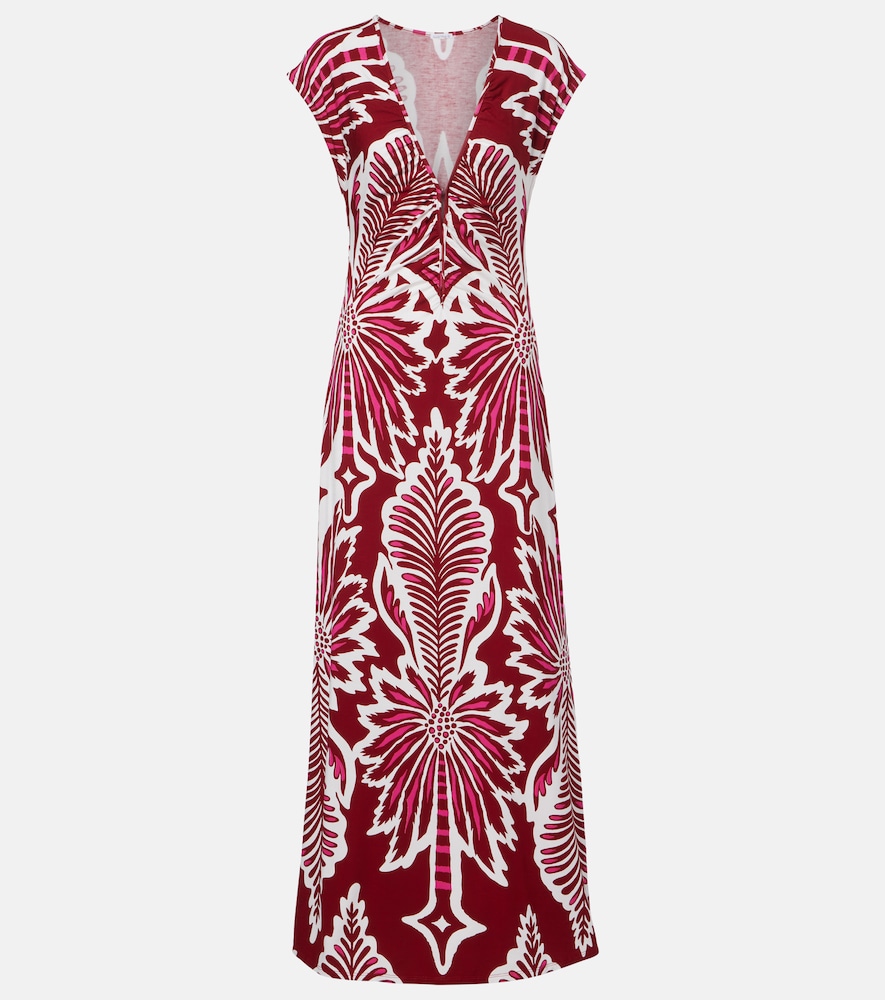 Poupette St Barth Nova floral jersey maxi dress