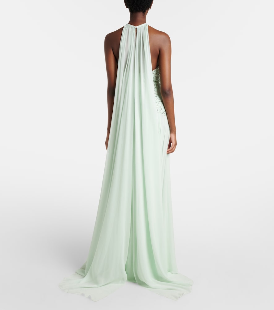  Elie Saab Elie Saab Sequined Silk-blend Gown 