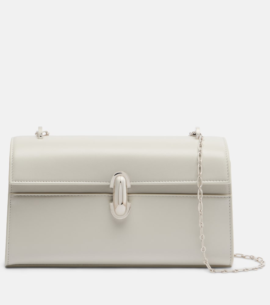 Savette Symmetry Chain Mini leather crossbody bag