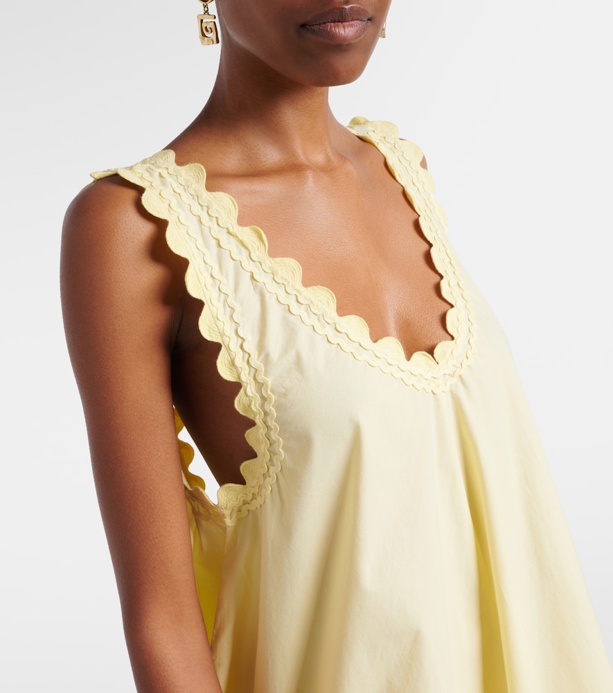  Juliet Dunn Juliet Dunn Embroidered Cotton Poplin Minidress 