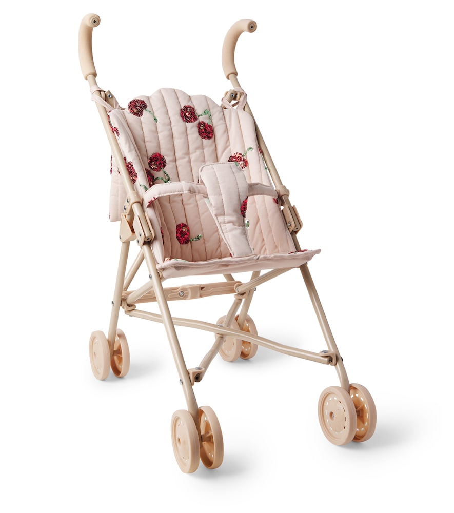 Konges Slojd Beige Sequined Tulle-Trimmed Stroller - Mytheresa