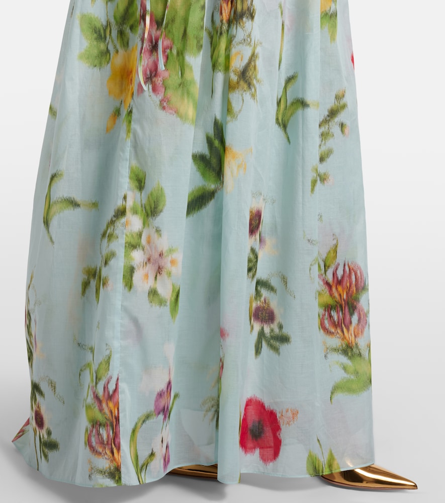  Oscar De La Renta Oscar De La Renta Maxikleid Aus Voile 