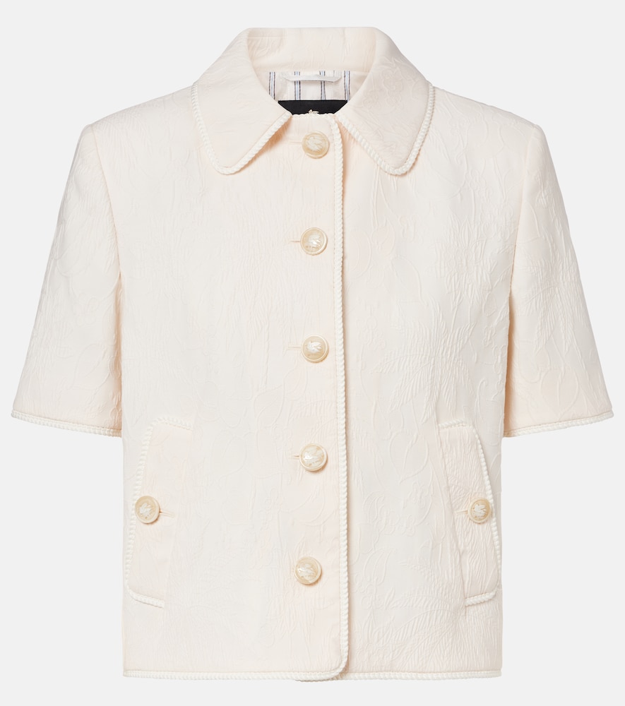 Etro Cottton-blend jacquard jacket