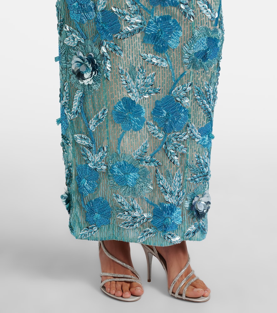  Rachel Gilbert Rachel Gilbert Pierre Embellished Bustier Gown 