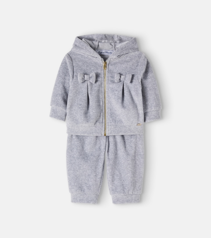 Baby Set aus Kapuzenjacke und Jogginghose