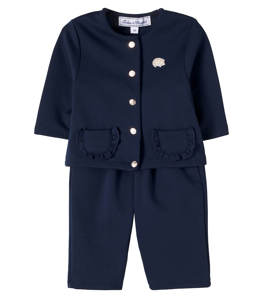 Baby – Giacca e pantaloni con volant