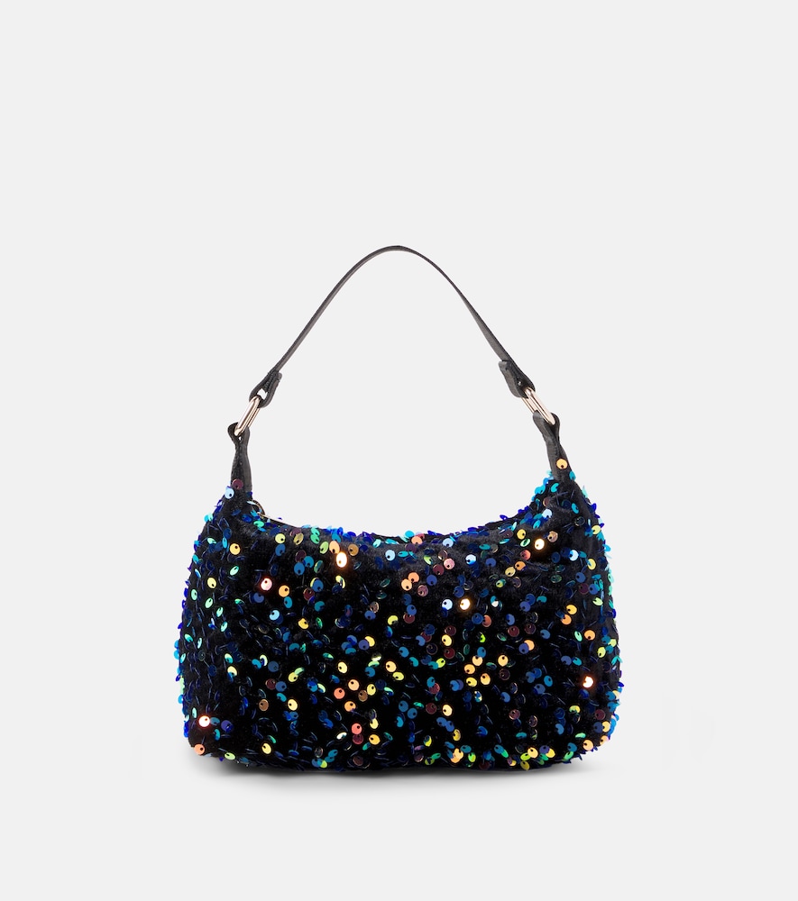 Borsa a spalla Dolly con paillettes