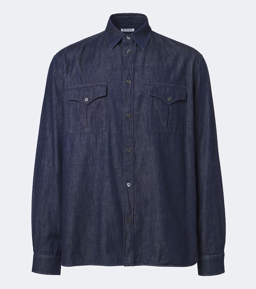 Camicia in chambray di cotone