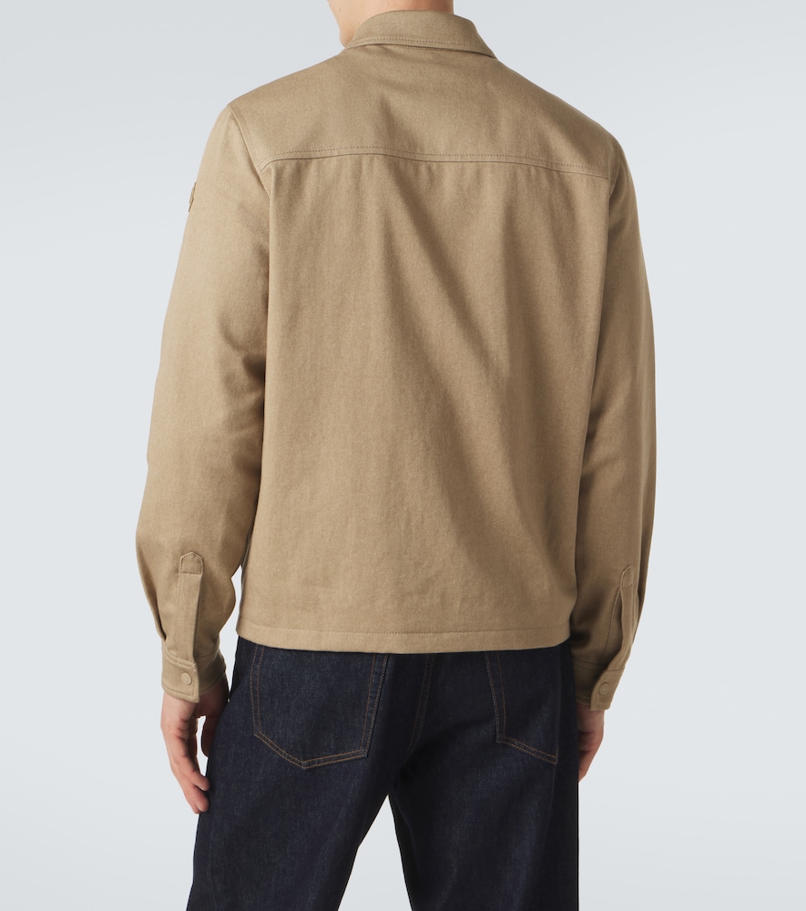Moncler eather-trimmed cotton jacket | Thumbnail 5 Moncler eather-trimmed cotton jacket | Thumbnail 5