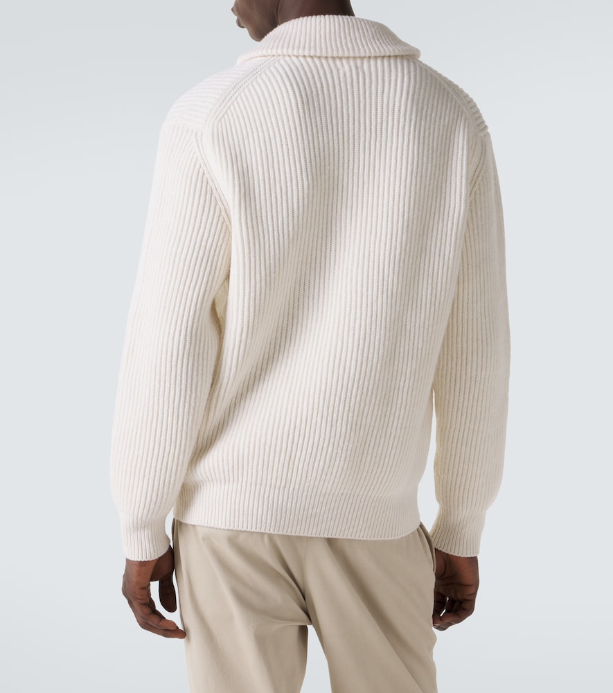 Eleventy Ribbed-knit wool cardigan | Thumbnail 5