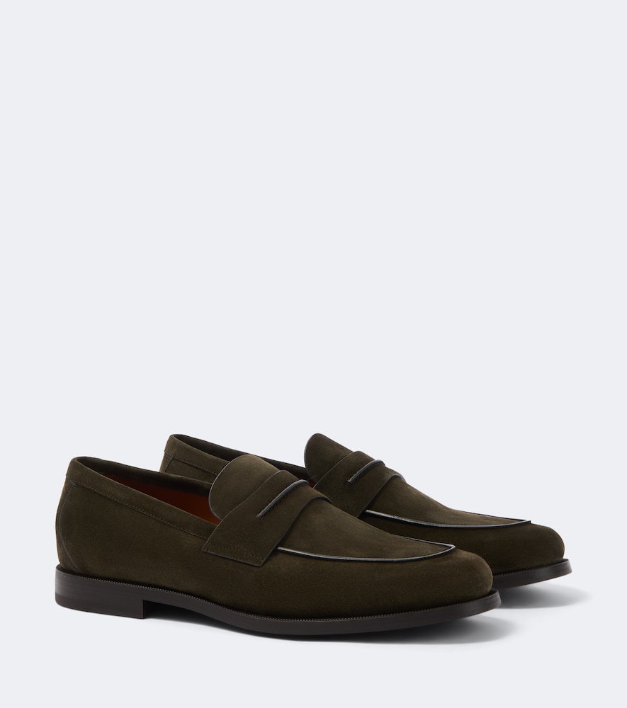 Loafers aus Veloursleder