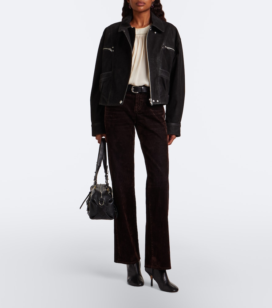 Low-Rise Straight Jeans