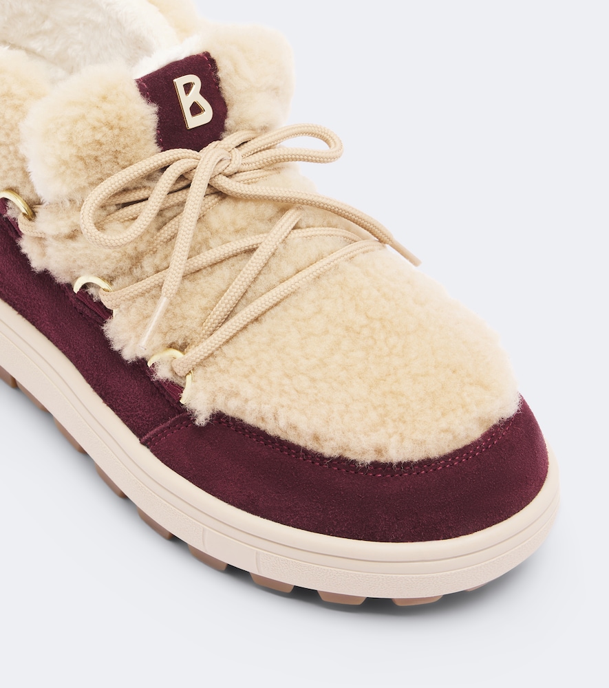 Chamonix Suede And Shearling Snow Boots