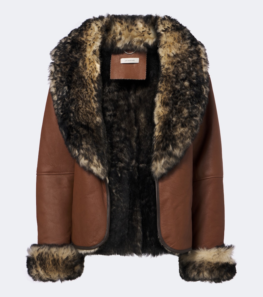 Shearling-Trimmed Jacket