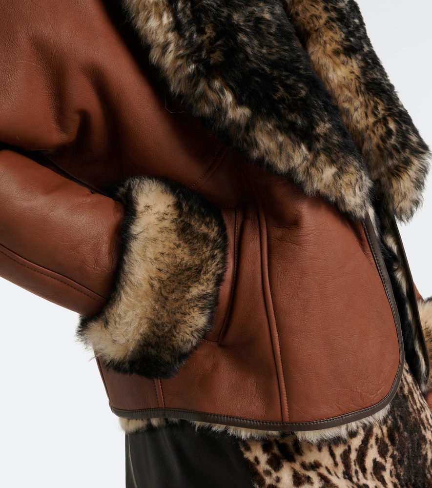 Shearling-Trimmed Jacket