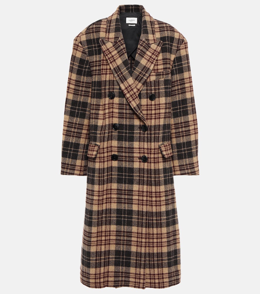 Isabel Marant, Étoile Checked double-breasted wool coat
