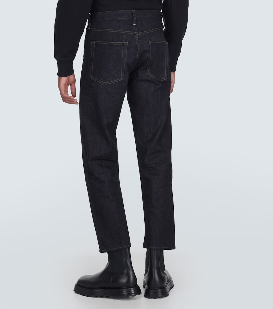 Jil Sander Panelled Straight-leg Jeans In Blue