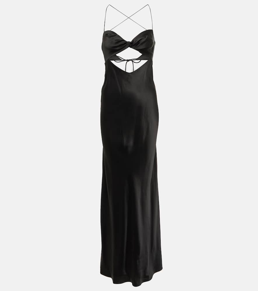 The Sei Cutout silk gown