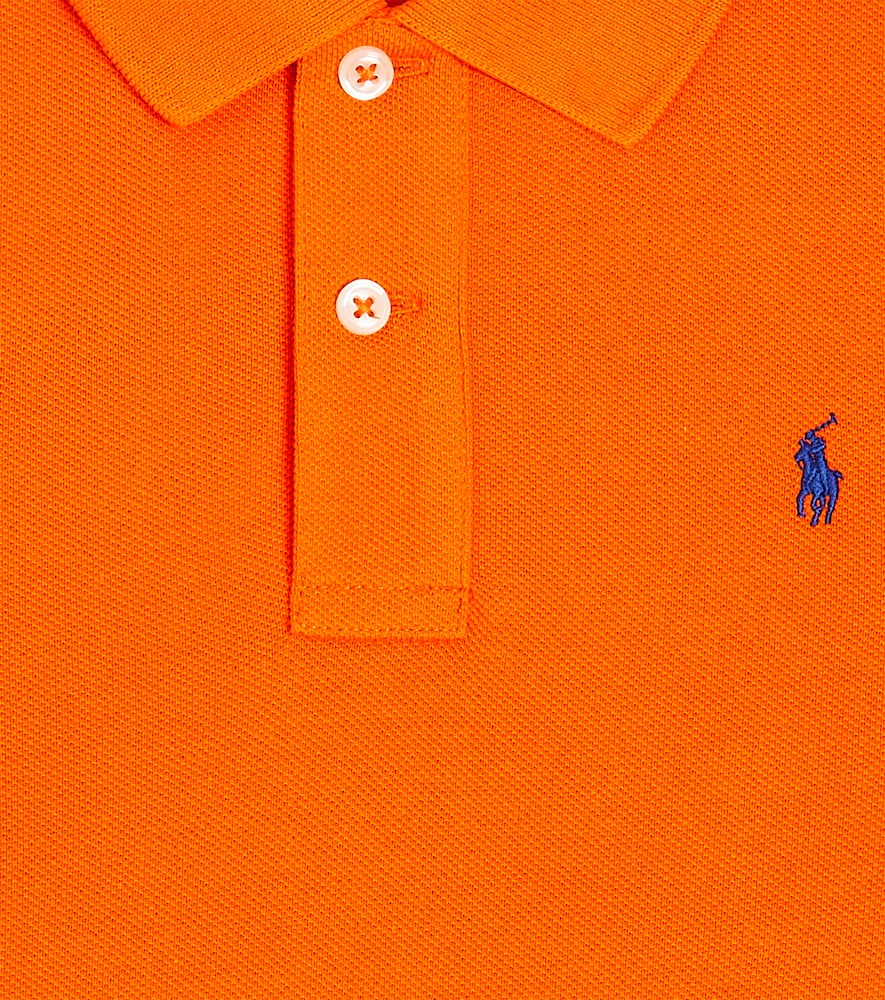 Polo Ralph Lauren Cotton Polo Shirt In Orange