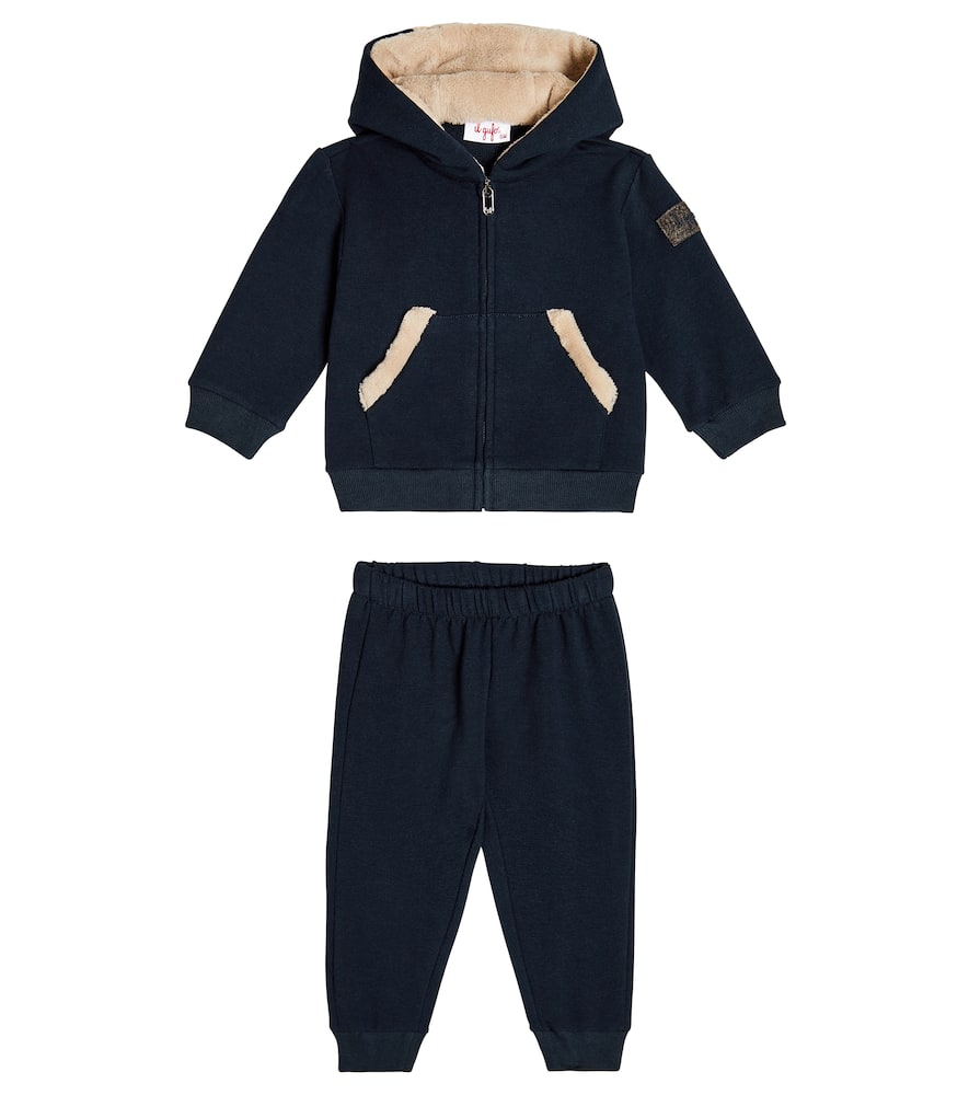 Il Gufo Baby cotton-blend tracksuit