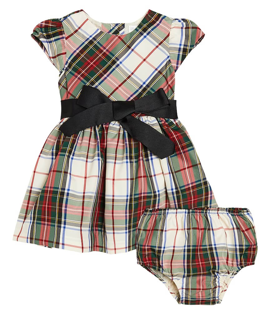 Polo Ralph Lauren Kids Baby Martyna checked dress and bloomers set